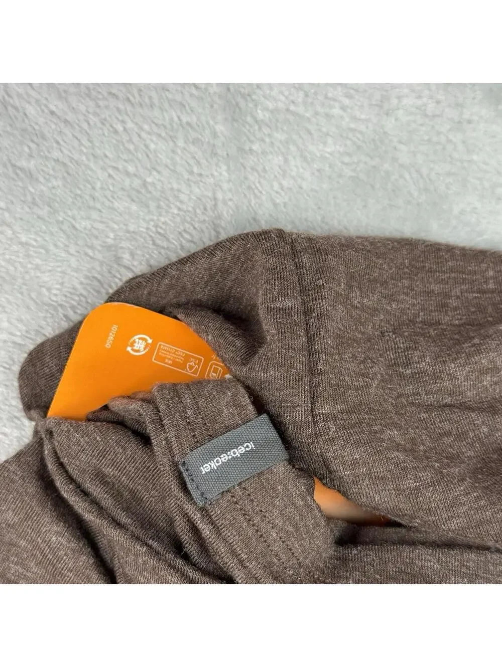 Icebreaker Merino Wool Neck Gaiter Adult Flexi Chute Brown One Size Hiking Camp